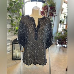 NWOT CAbi sheer blouse
